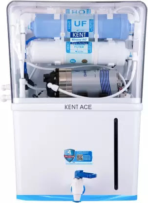 KENT Ace 8 L RO + UV + UF + TDS Water Purifier with Mineral ROTM Technology,In-tank UV Disinfection  (White) KENT Ace 8 L RO + UV + UF + TDS Water Purifier with Mineral ROTM Technology,In-tank UV Disinfection  (White)